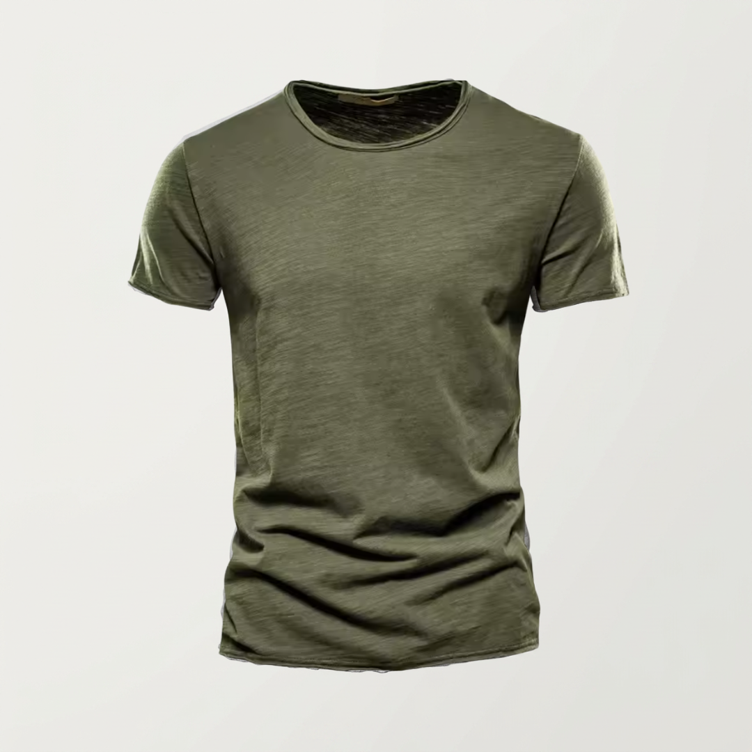 NUNCIO | 100% COTTON RAW EDGE T-SHIRT
