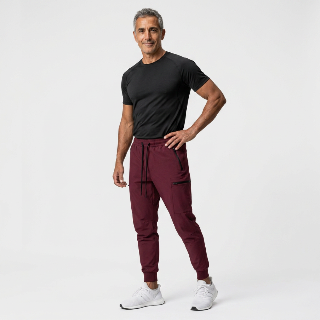 LAVE | QUICK-DRYING MULTI-PURPOSE CARGO PANTS WITH ELASTIC ANKLE CUFFS
