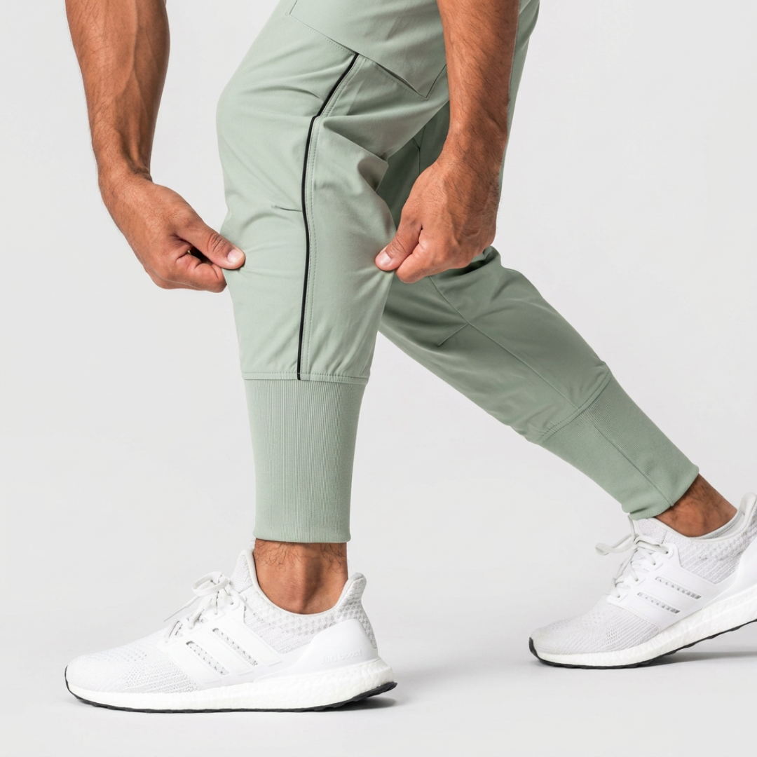 LAVE | QUICK-DRYING MULTI-PURPOSE CARGO PANTS WITH ELASTIC ANKLE CUFFS