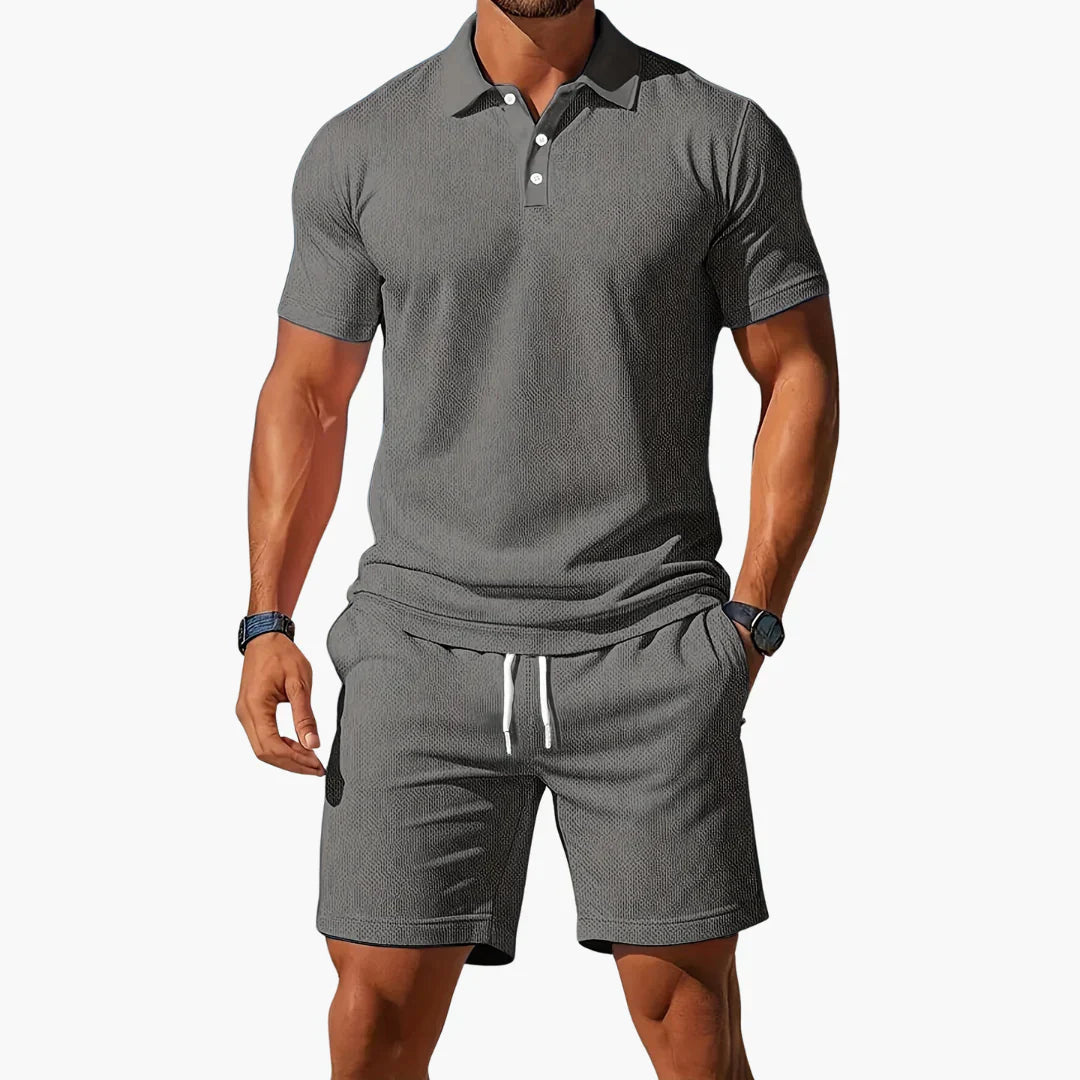 PIERO | ESSENTIAL POLO AND SHORTS SET