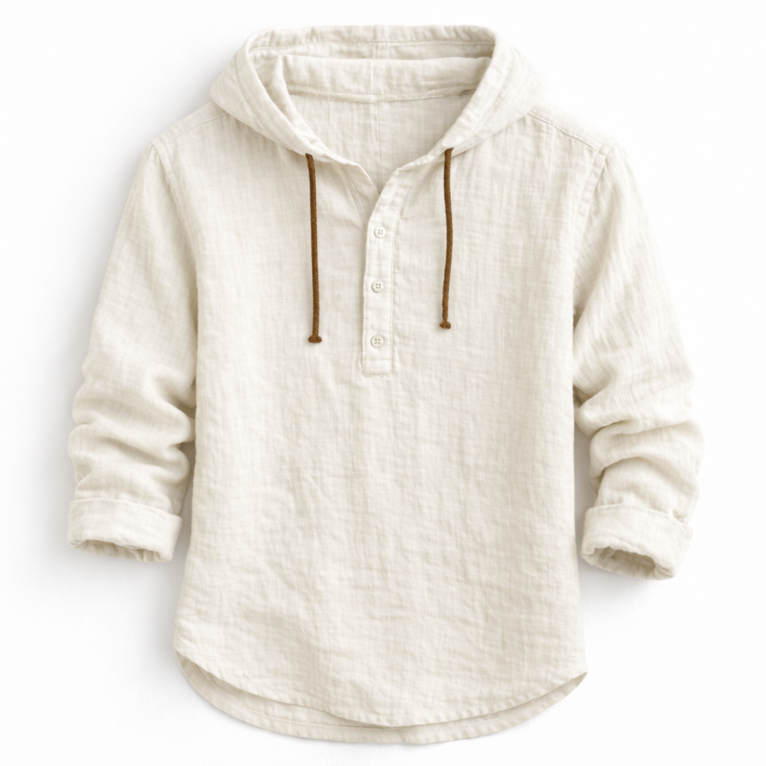 ELIO | LINEN STYLE HOODIE