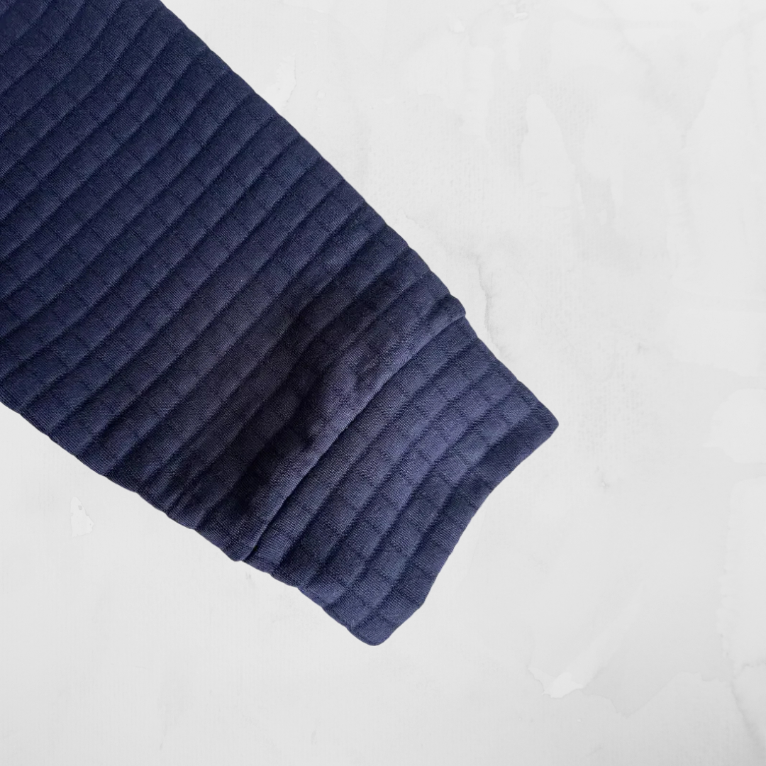SANTO | LONG-SLEEVED POLO SHIRT WITH ZIP-UP POCKET ON THE ARM