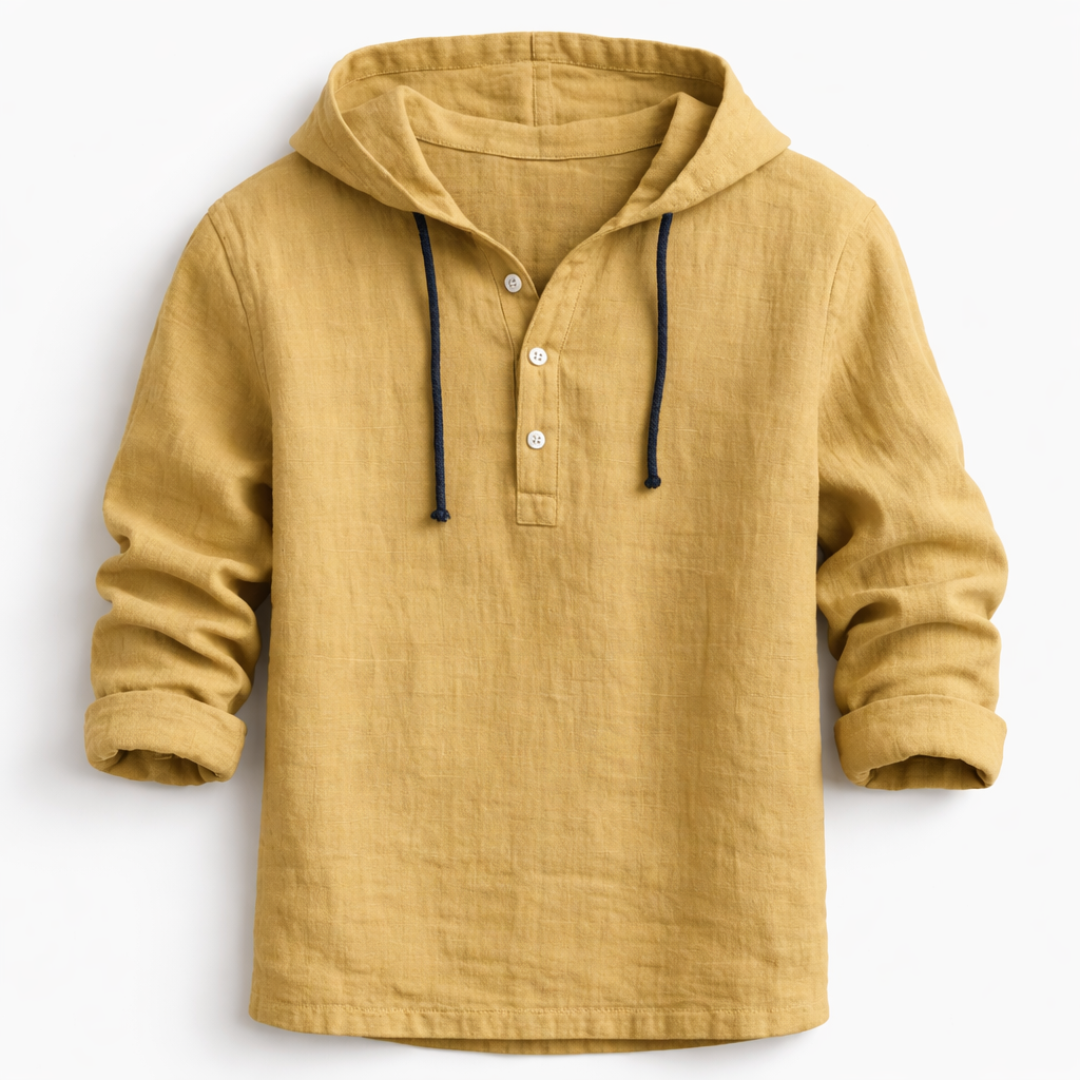 ELIO | LINEN STYLE HOODIE