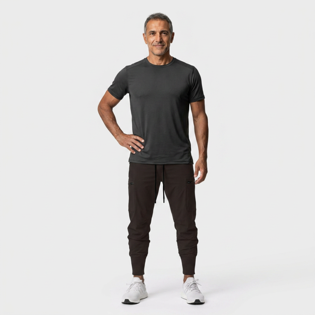 LAVE | QUICK-DRYING MULTI-PURPOSE CARGO PANTS WITH ELASTIC ANKLE CUFFS