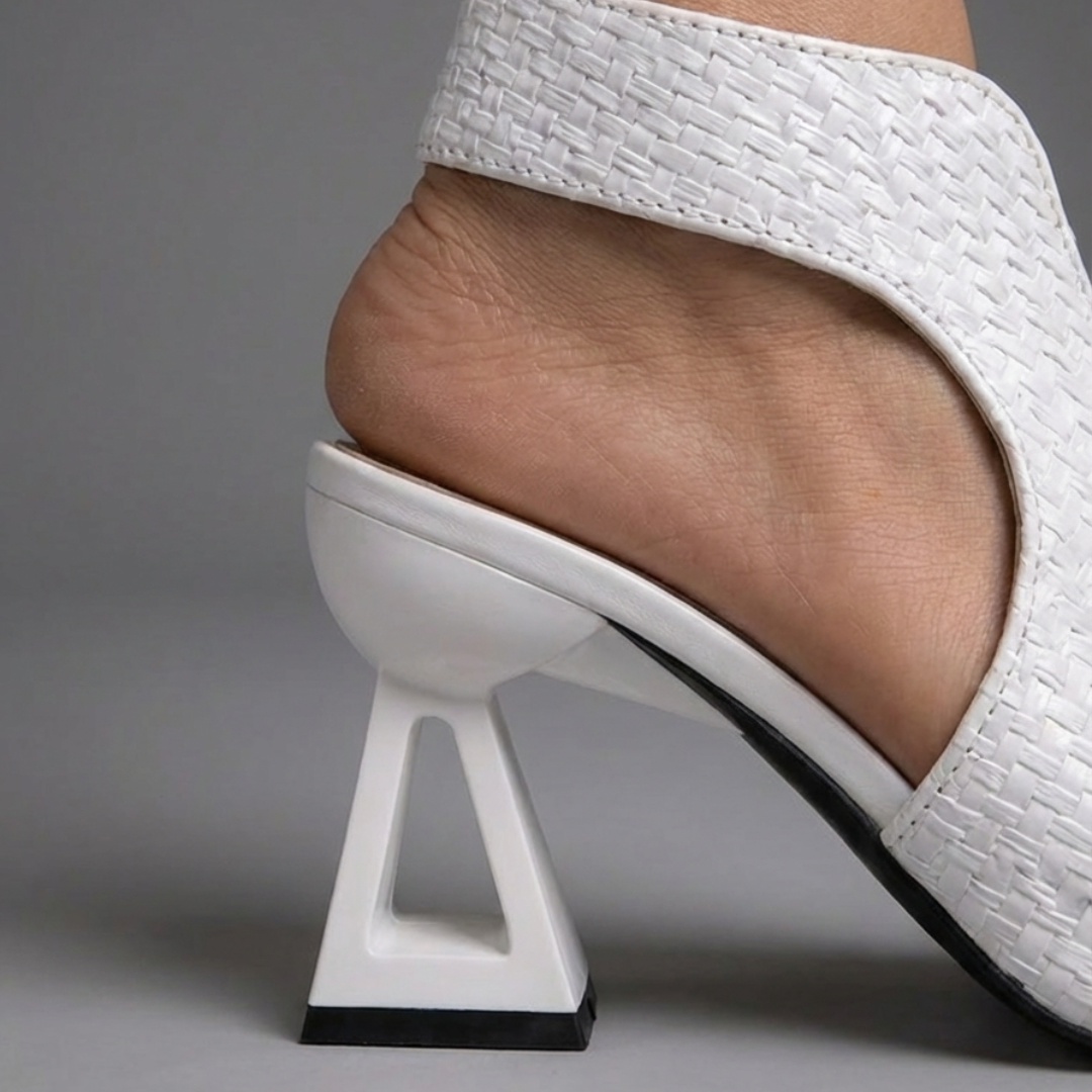 SERENA | SCULPTED BRAIDED HEELS
