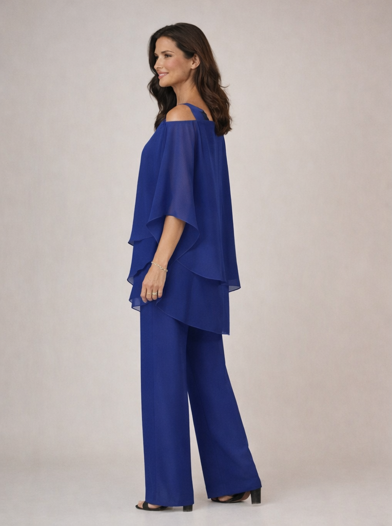 ANNA | OVERLAY TWO-PIECE SUIT