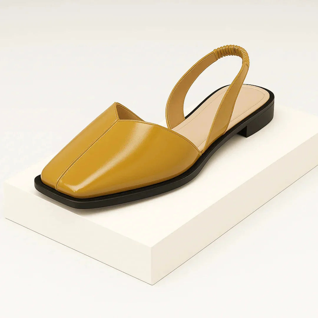 STELLA | BLOCK SQUARE-TOED HEELS