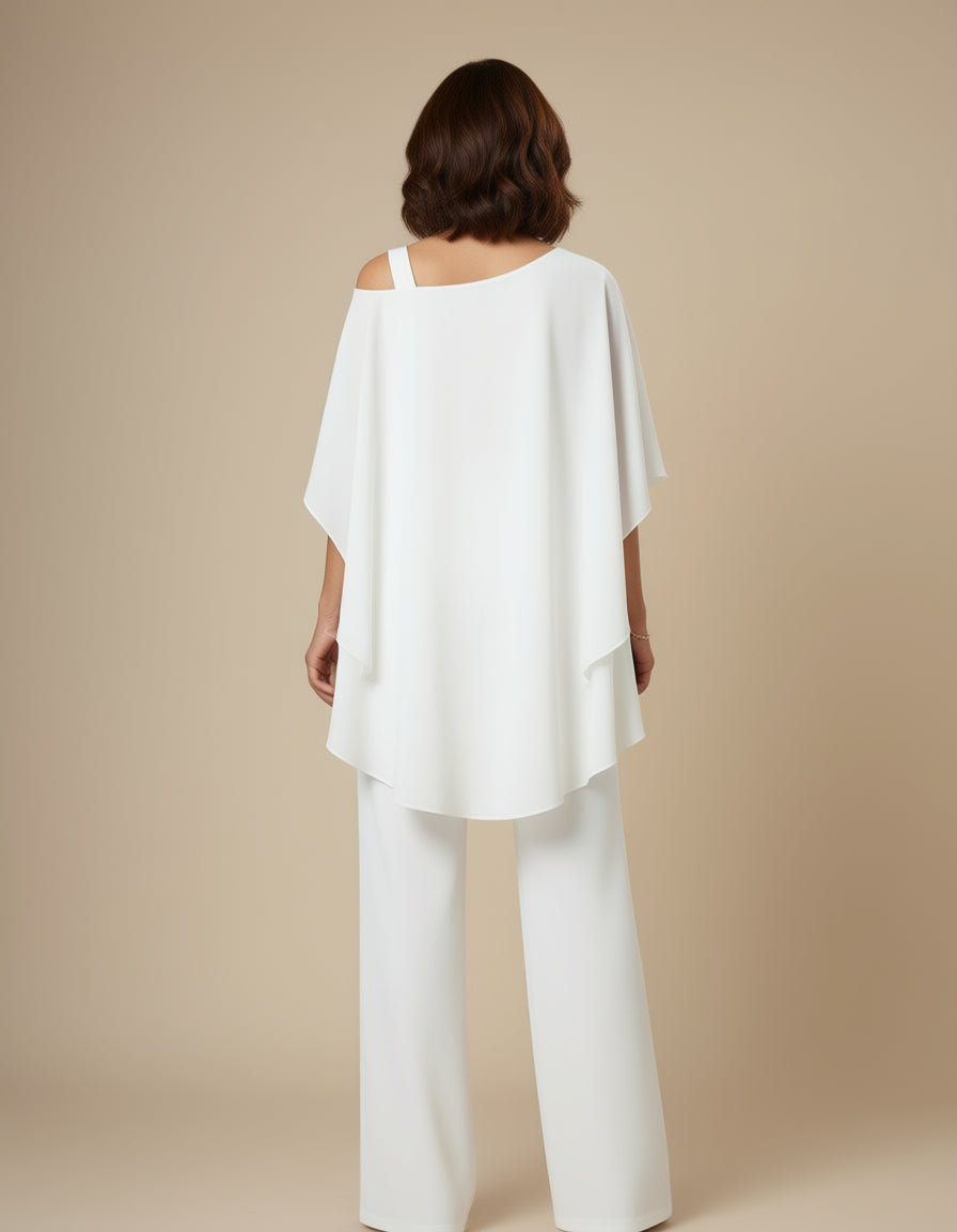 ANNA | OVERLAY TWO-PIECE SUIT