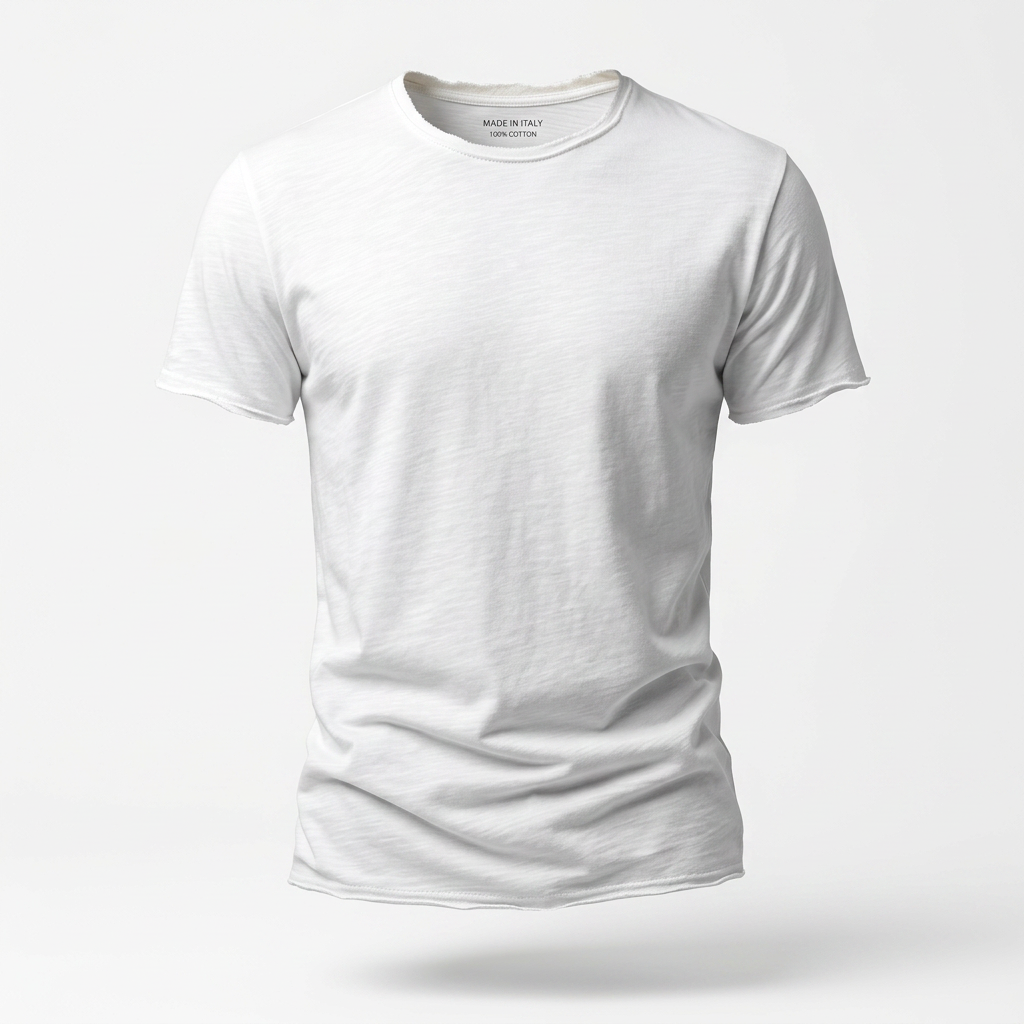 NUNCIO | 100% COTTON RAW EDGE T-SHIRT