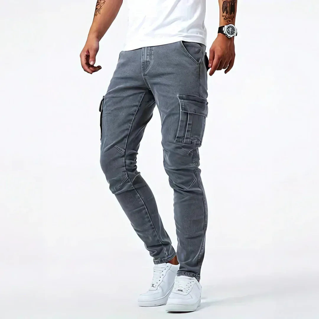 EMILIAN | STRETCH CARGO JEANS