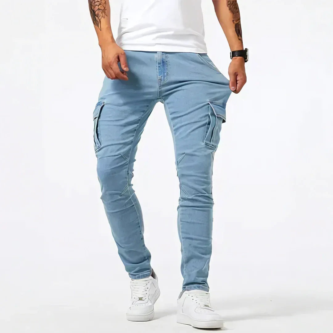 EMILIAN | STRETCH CARGO JEANS