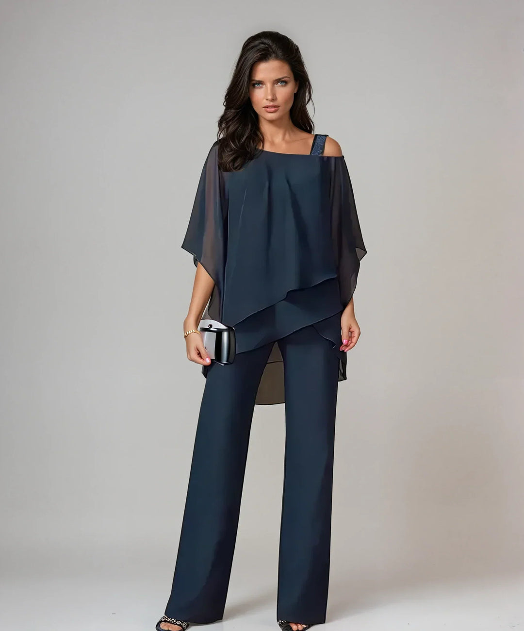 ANNA | OVERLAY TWO-PIECE SUIT