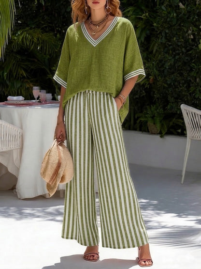 KIERRA | TWO-PIECE STRIPED SET
