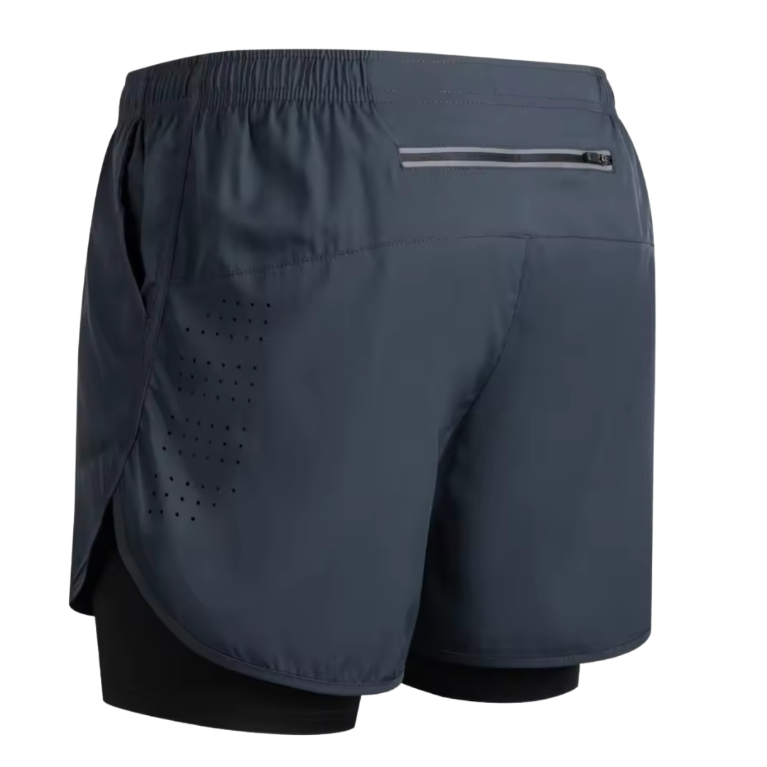ROMOLO | 2-IN-1 QUICK-DRYING GYM SHORTS