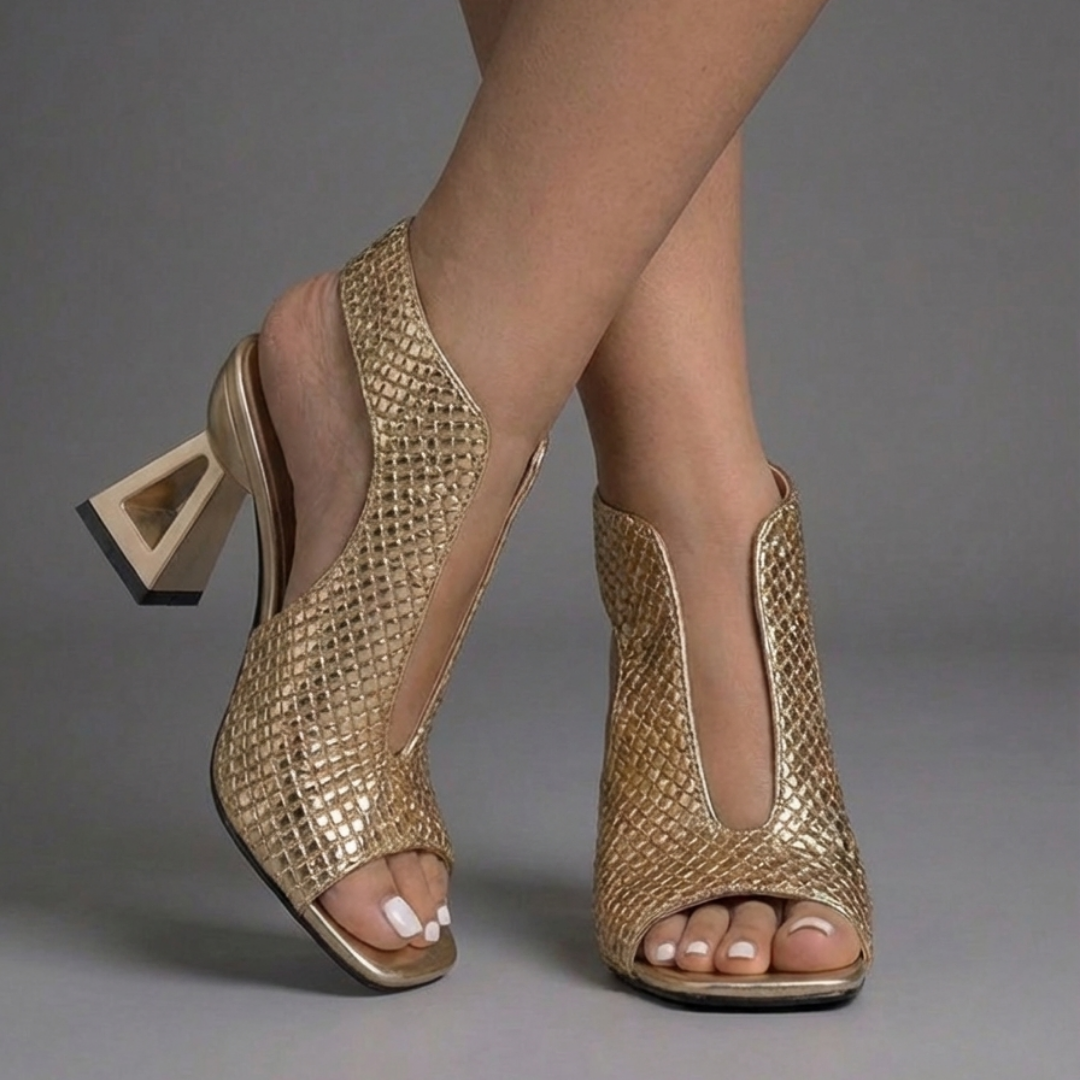 SERENA | SCULPTED BRAIDED HEELS