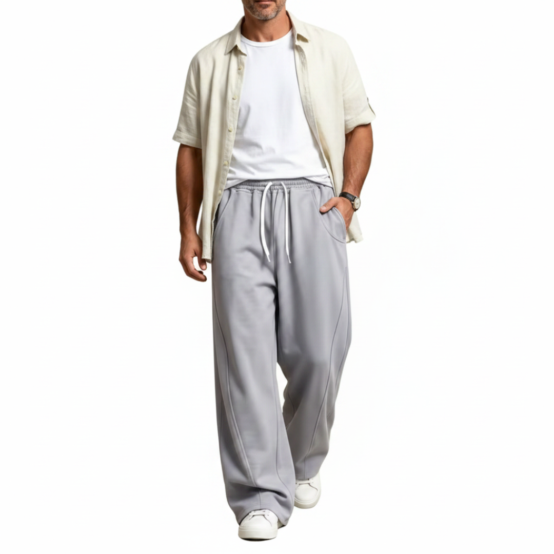 MARIO | CASUAL WIDE-LEG SWEATPANTS