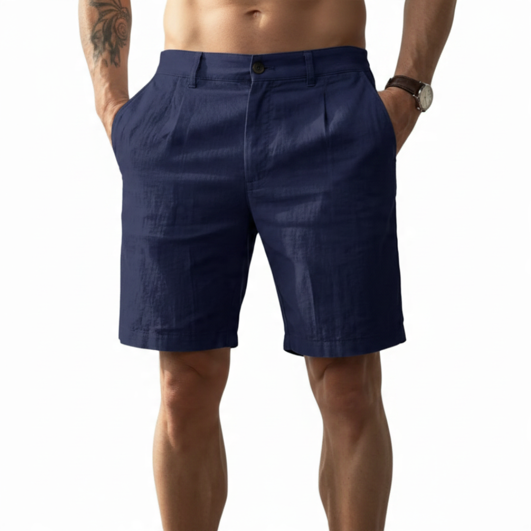 GAETANO | ESSENTIAL SUMMER SHORTS IN COTTON AND LINEN