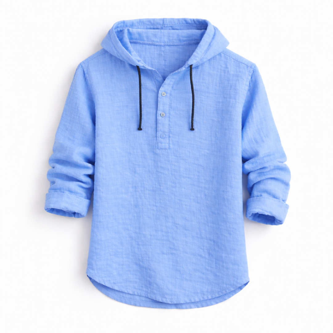 ELIO | LINEN STYLE HOODIE