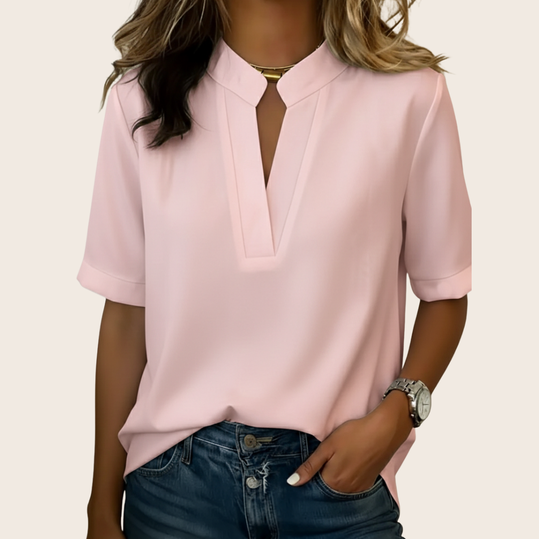 GIOVANNA | CASUAL V-NECK BLOUSE