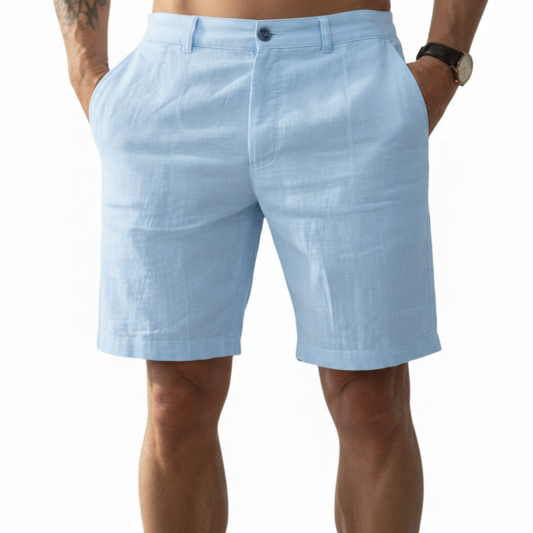 GAETANO | ESSENTIAL SUMMER SHORTS IN COTTON AND LINEN