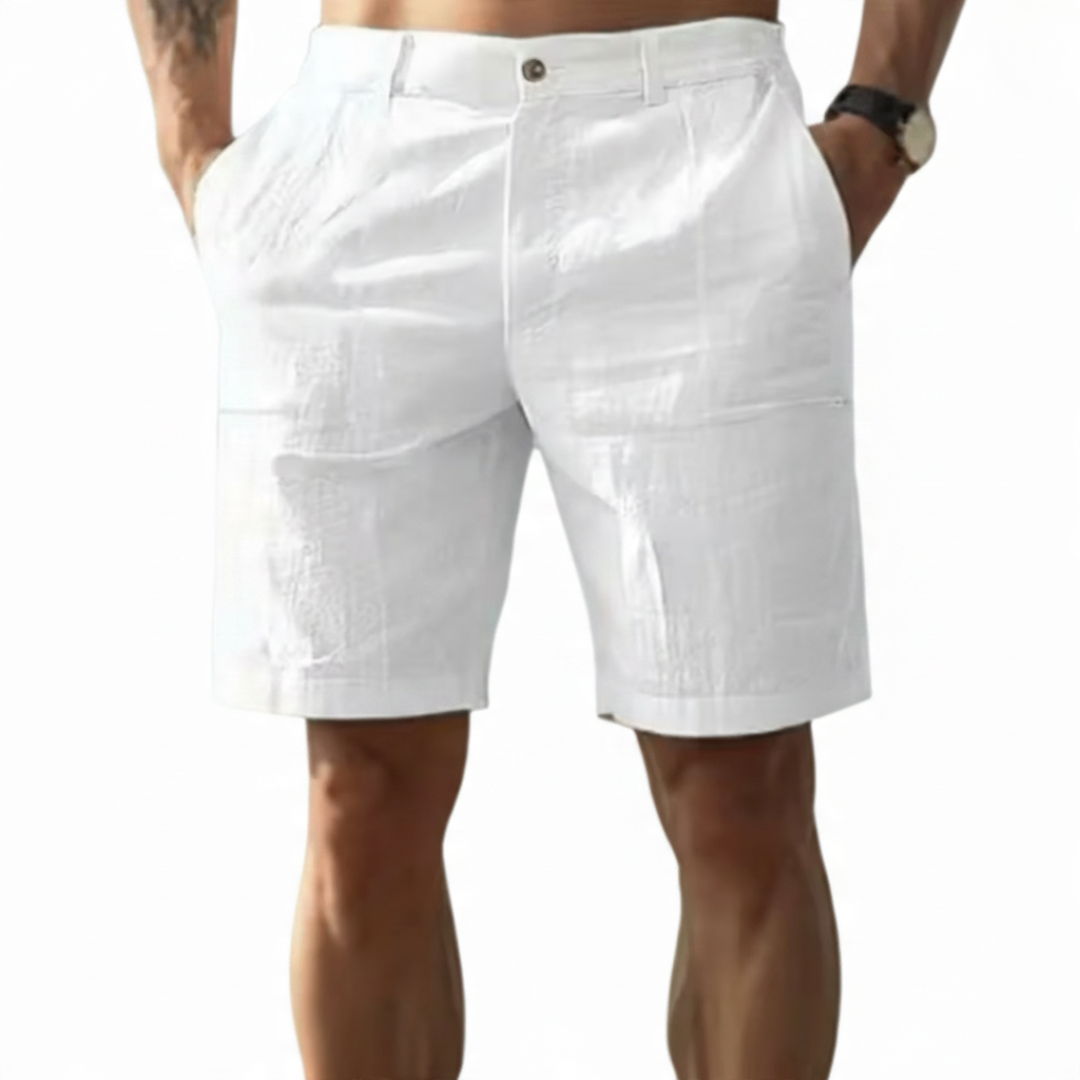 GAETANO | ESSENTIAL SUMMER SHORTS IN COTTON AND LINEN