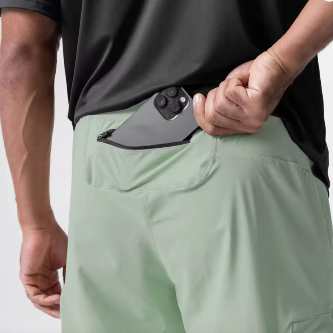 LAVE | QUICK-DRYING MULTI-PURPOSE CARGO PANTS WITH ELASTIC ANKLE CUFFS