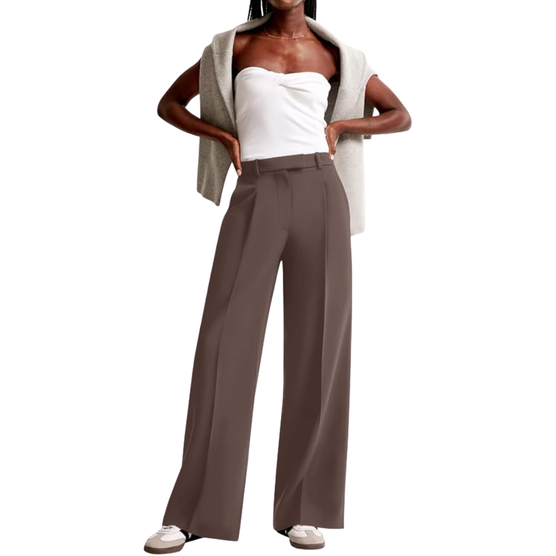ANNAMARIA | HIGH-WAISTED WIDE-LEG TROUSERS