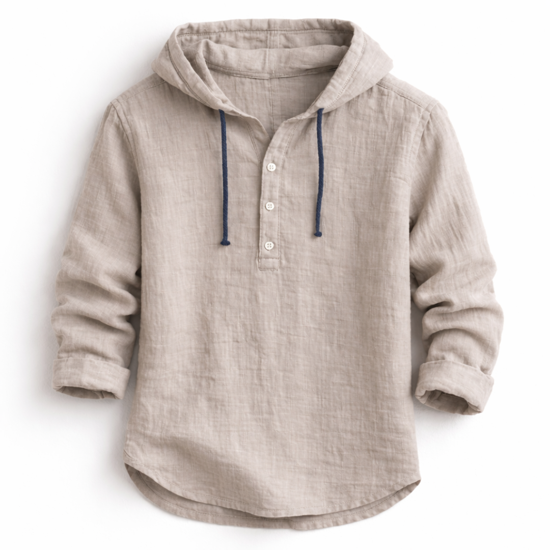 ELIO | LINEN STYLE HOODIE