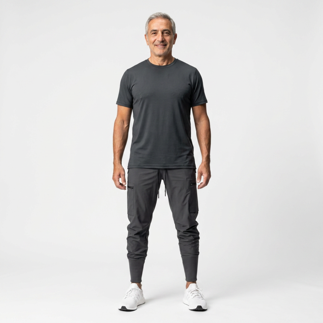 LAVE | QUICK-DRYING MULTI-PURPOSE CARGO PANTS WITH ELASTIC ANKLE CUFFS