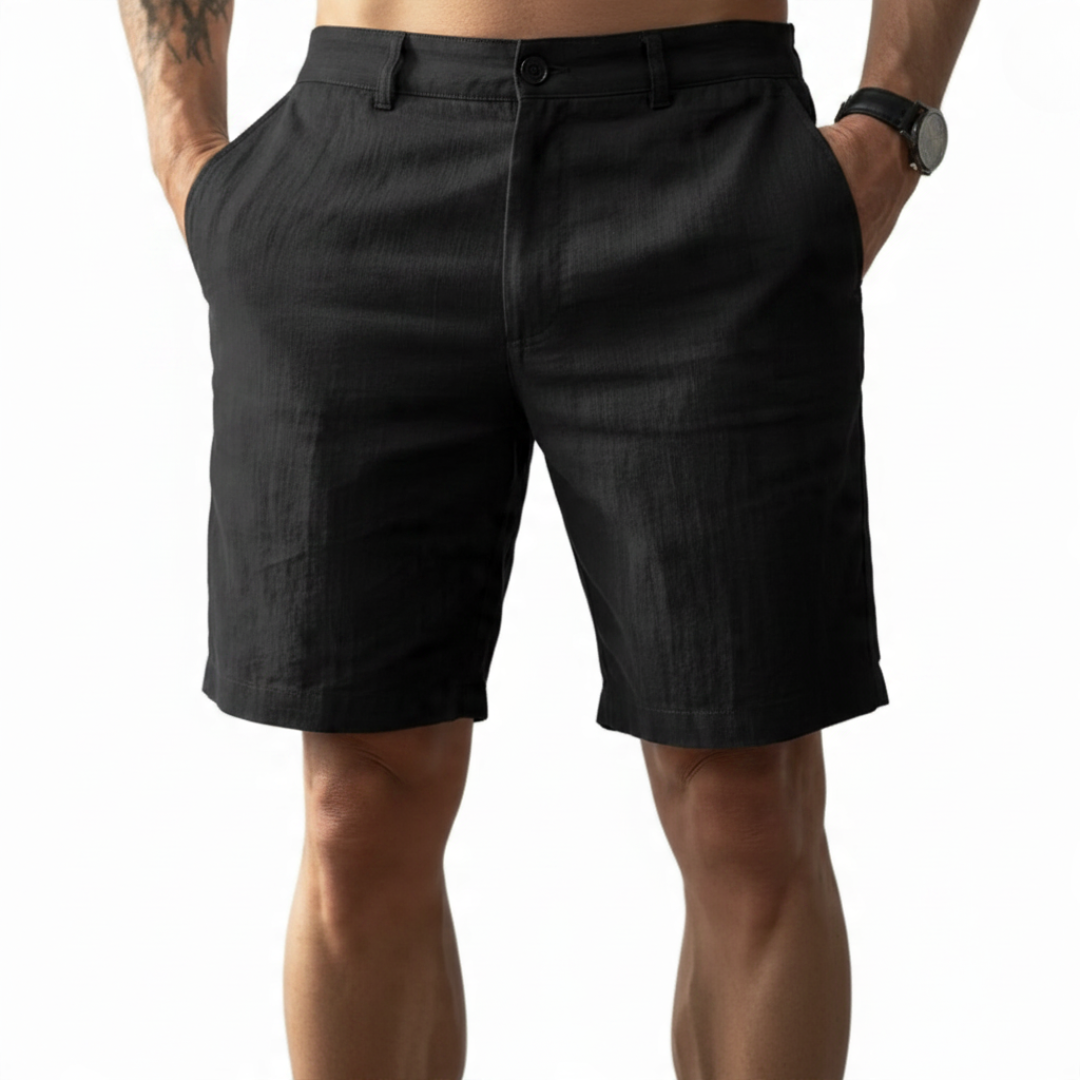 GAETANO | ESSENTIAL SUMMER SHORTS IN COTTON AND LINEN