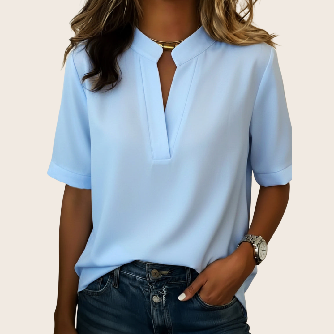 GIOVANNA | CASUAL V-NECK BLOUSE