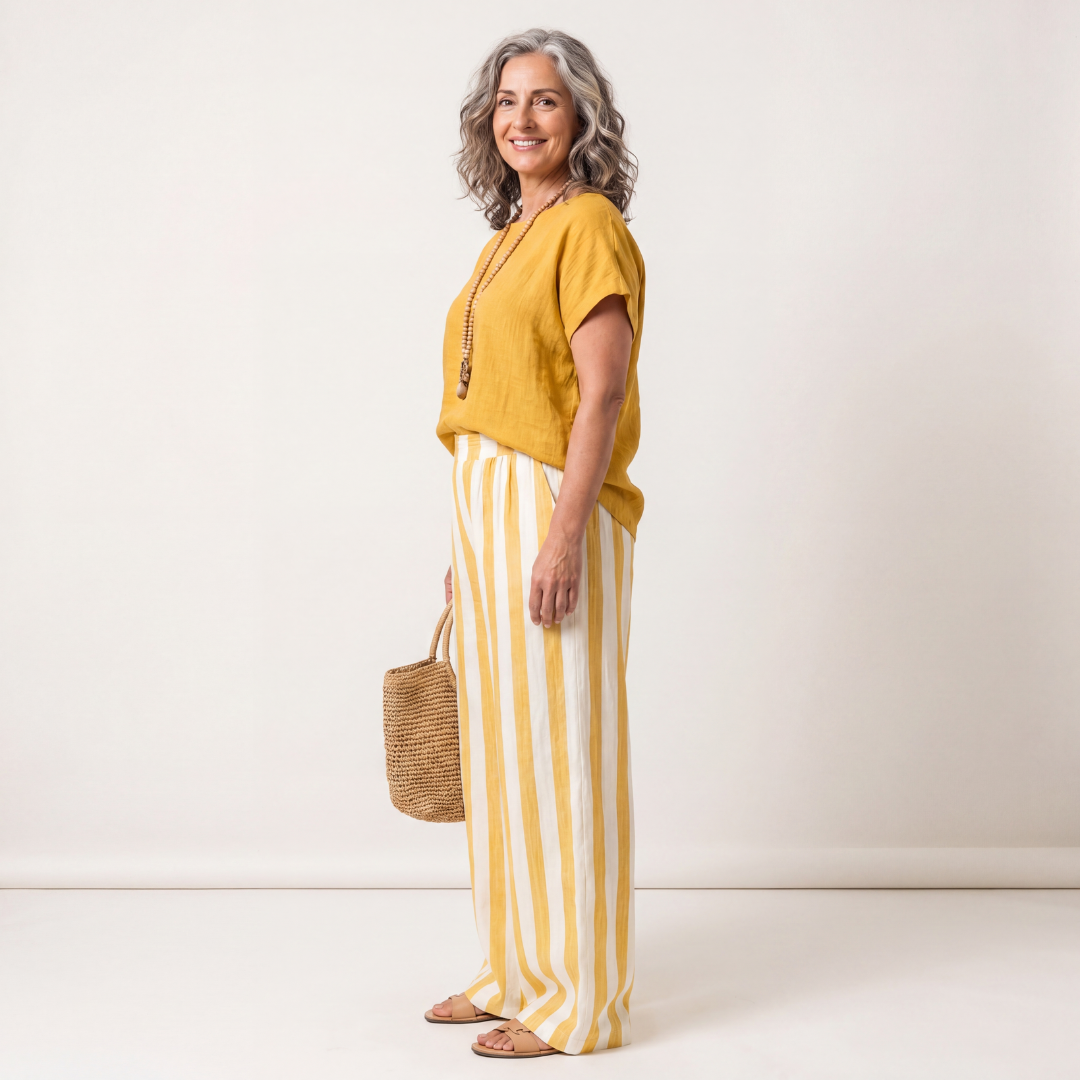 SARA | COMFORTABLE EVERYDAY STRIPED TWO-PIECE SET