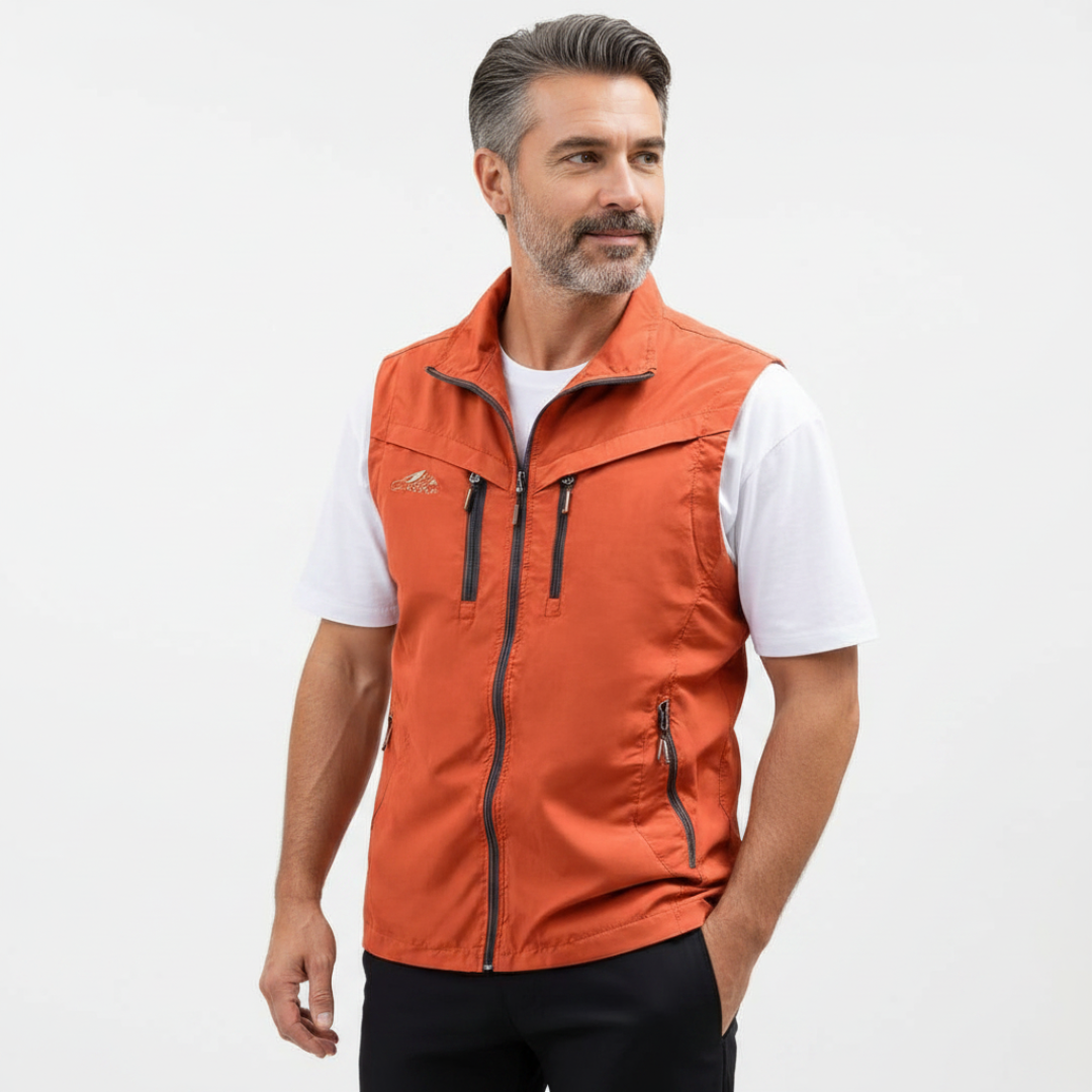 LUKA | LIGHTWEIGHT MULTI-ZIP VEST