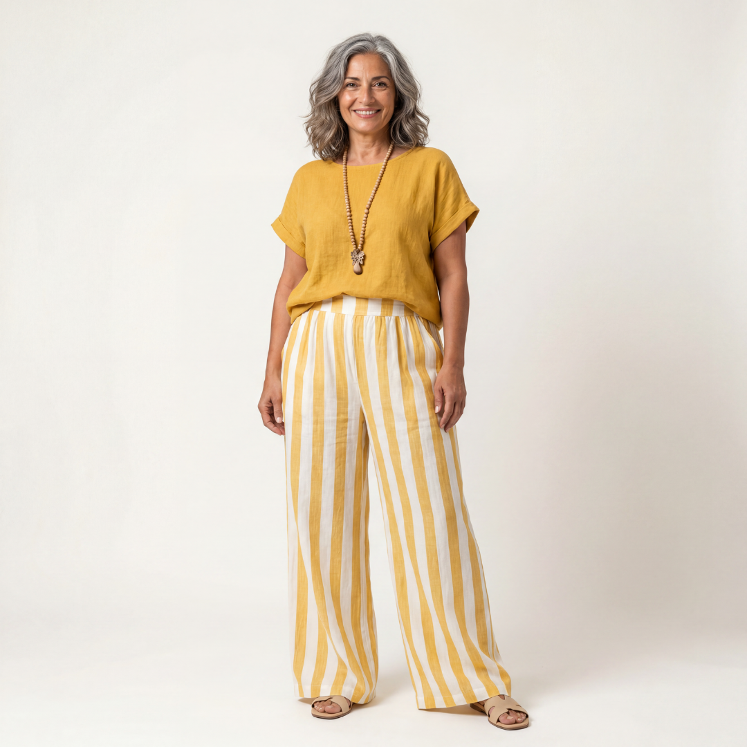 SARA | COMFORTABLE EVERYDAY STRIPED TWO-PIECE SET