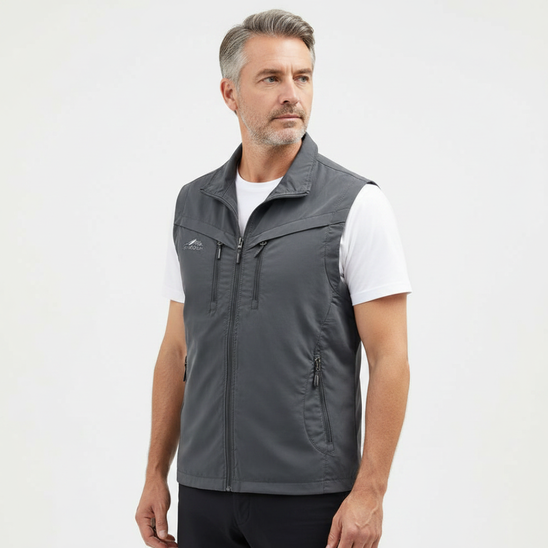 LUKA | LIGHTWEIGHT MULTI-ZIP VEST