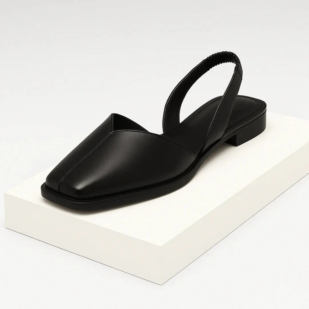STELLA | BLOCK SQUARE-TOED HEELS