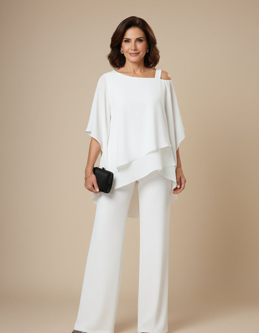 ANNA | OVERLAY TWO-PIECE SUIT