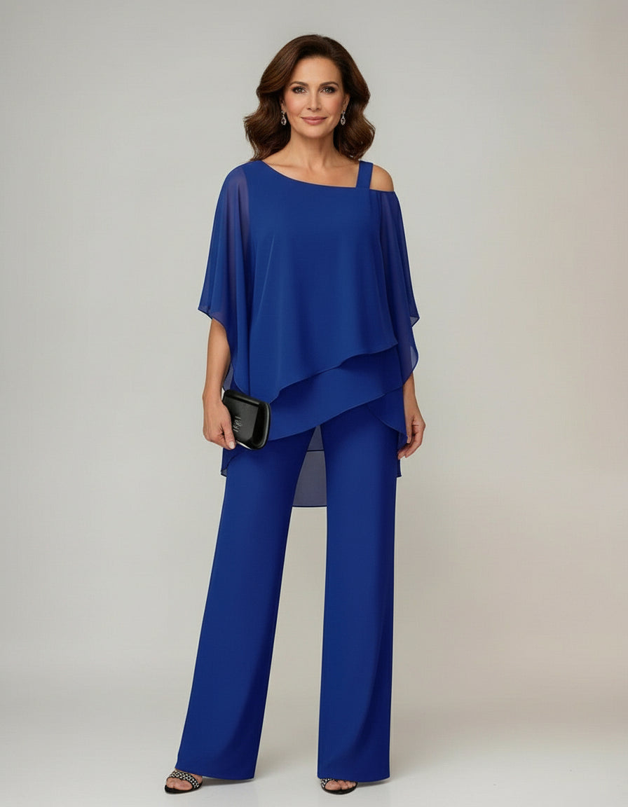ANNA | OVERLAY TWO-PIECE SUIT