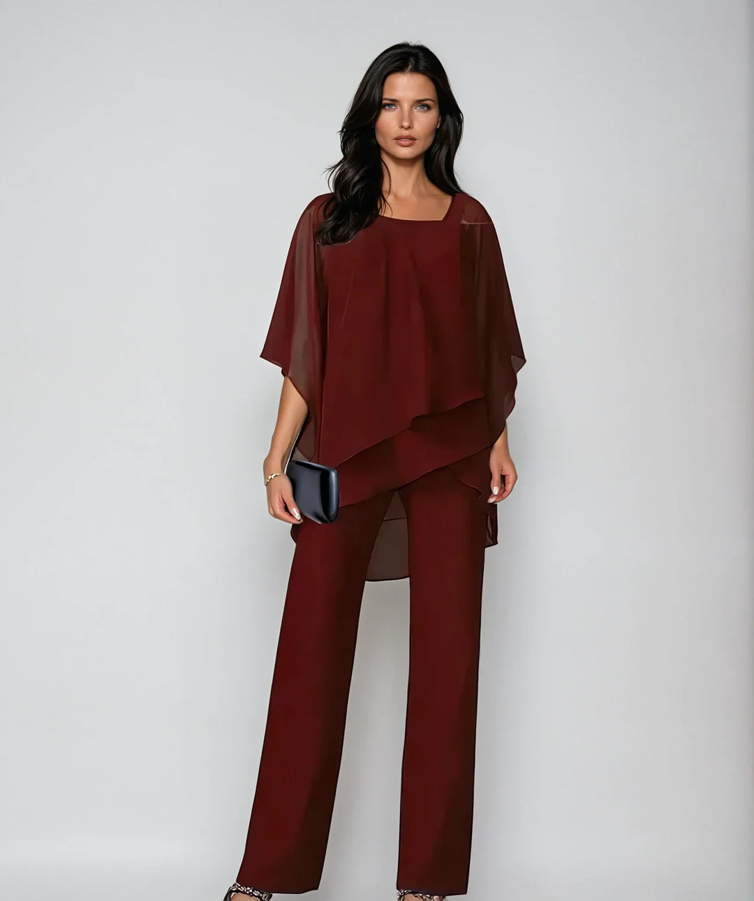 ANNA | OVERLAY TWO-PIECE SUIT
