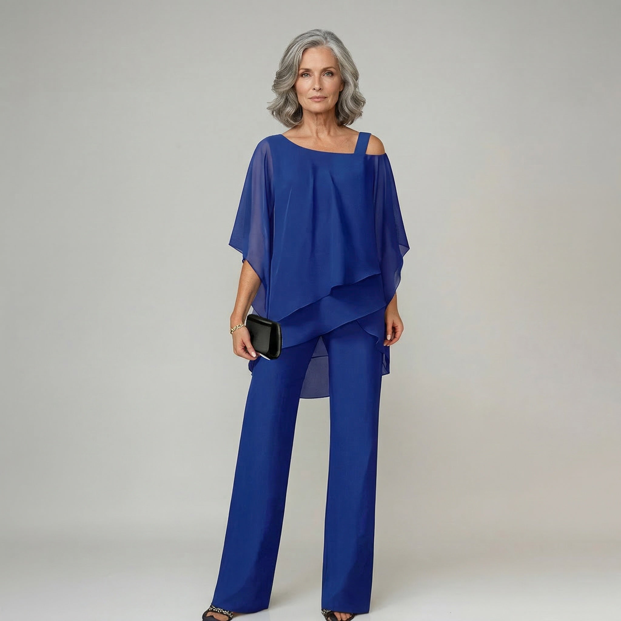 ANNA | OVERLAY TWO-PIECE SUIT