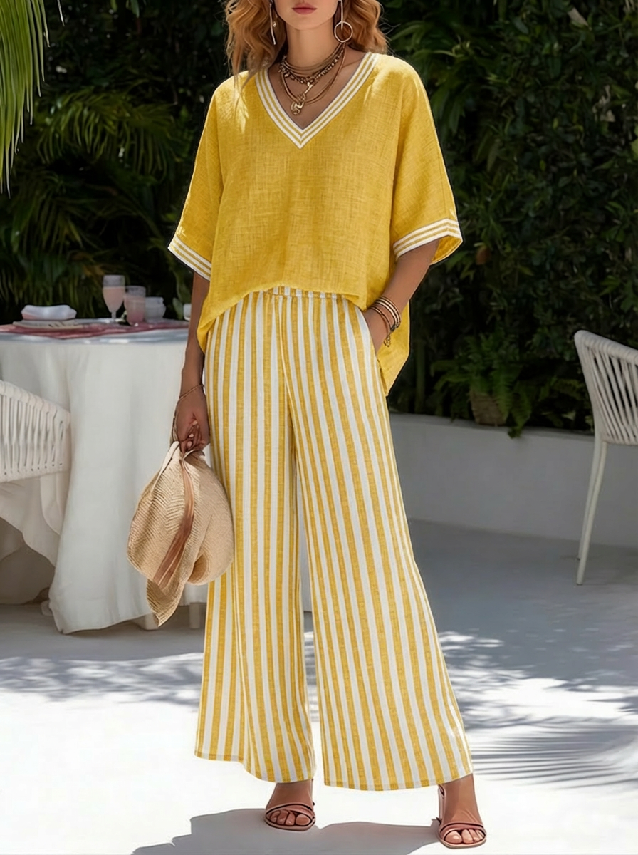 KIERRA | TWO-PIECE STRIPED SET