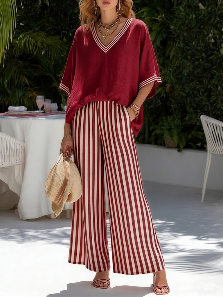 KIERRA | TWO-PIECE STRIPED SET