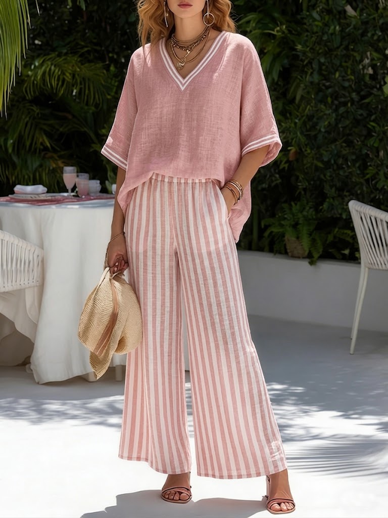KIERRA | TWO-PIECE STRIPED SET
